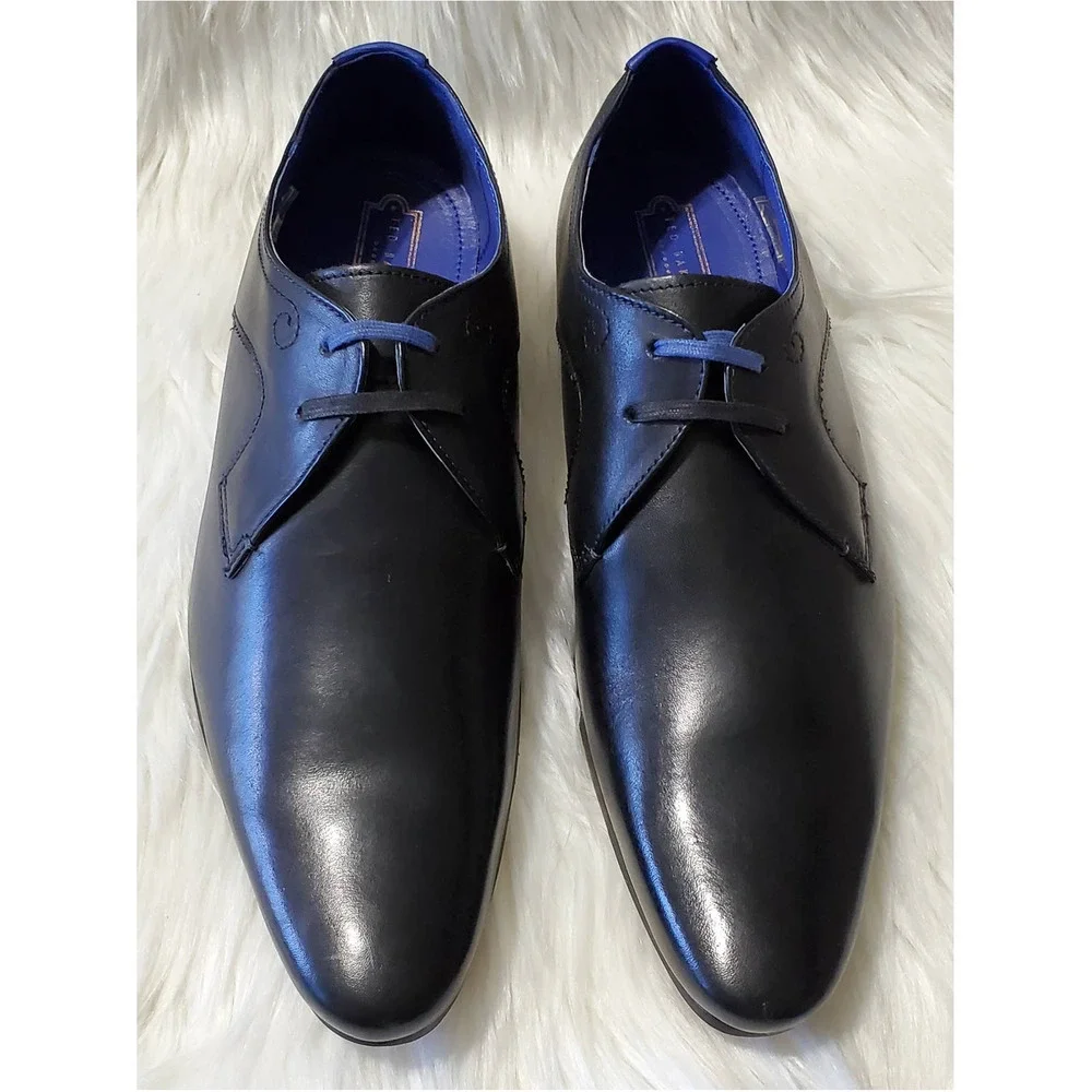 Ted Baker London Plain Toe Derby - Black 40.5